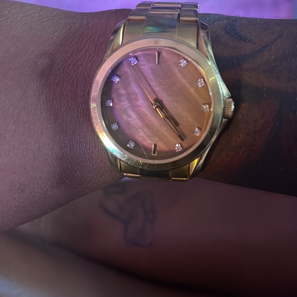 Gold stainless steel Armitron Watch